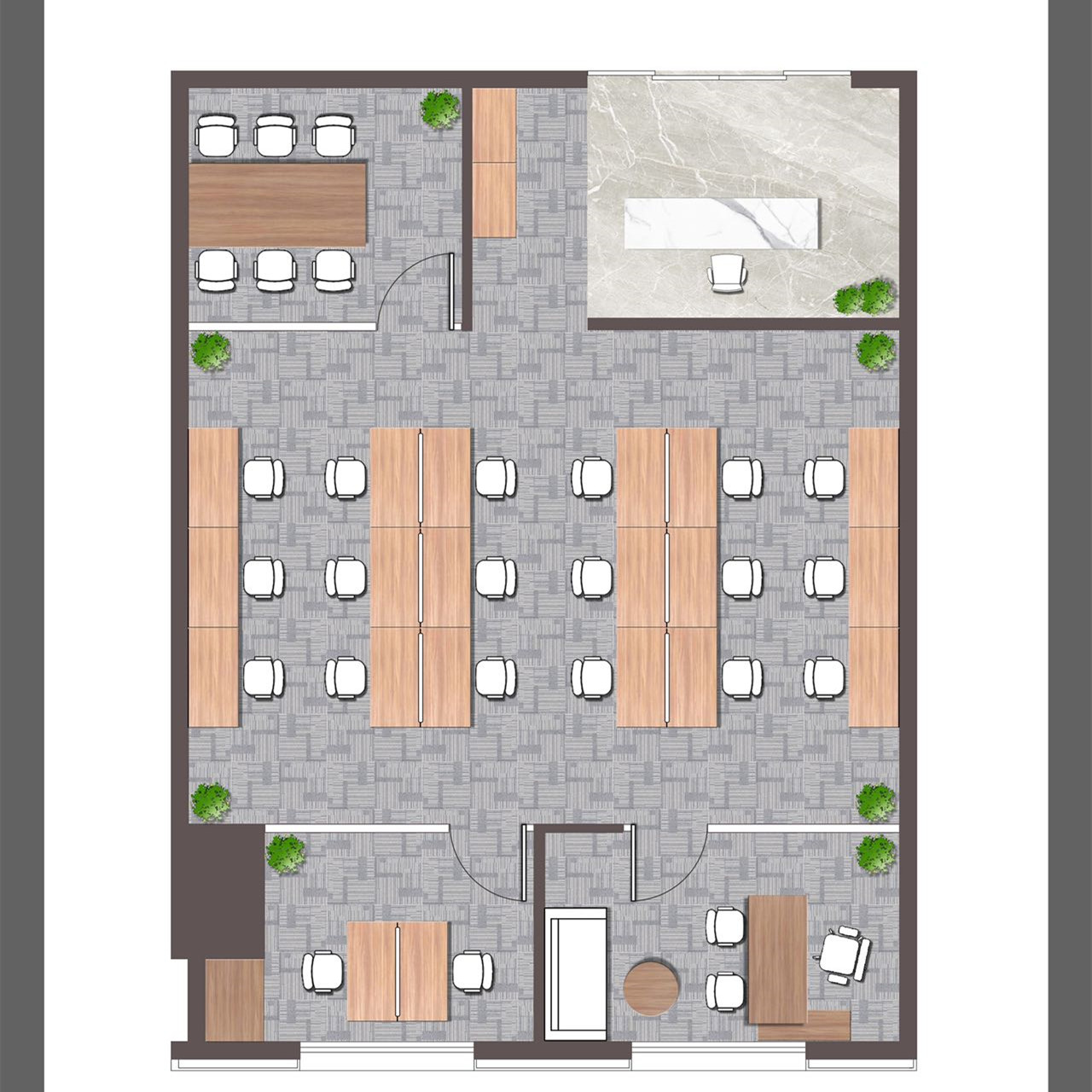 渣打银行大厦出租253平带装修格局